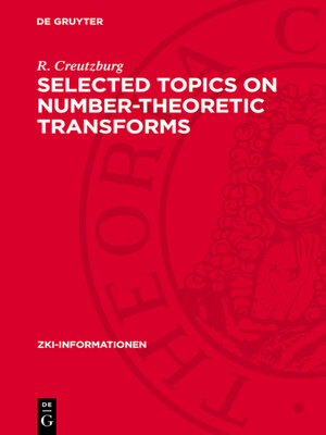cover image of Selected Topics on Number-Theoretic Transforms